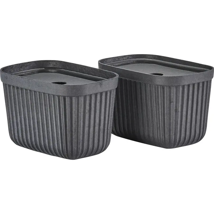 Aufbewahrungsbox 2er-Set Pulp
