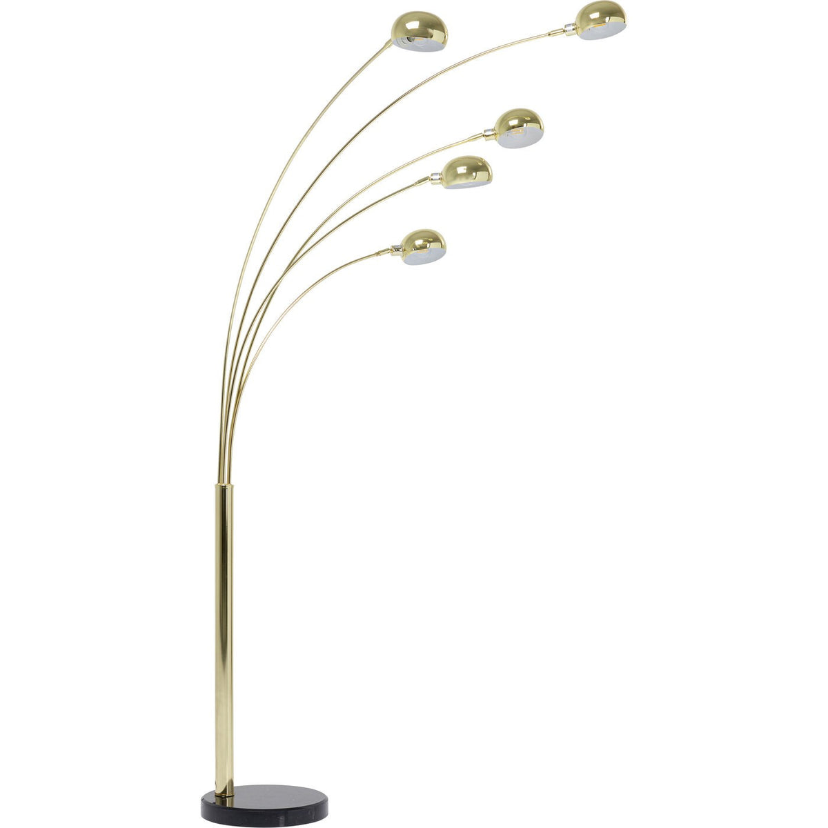 Kare Design Vloerlamp Five Fingers 215cm Messing