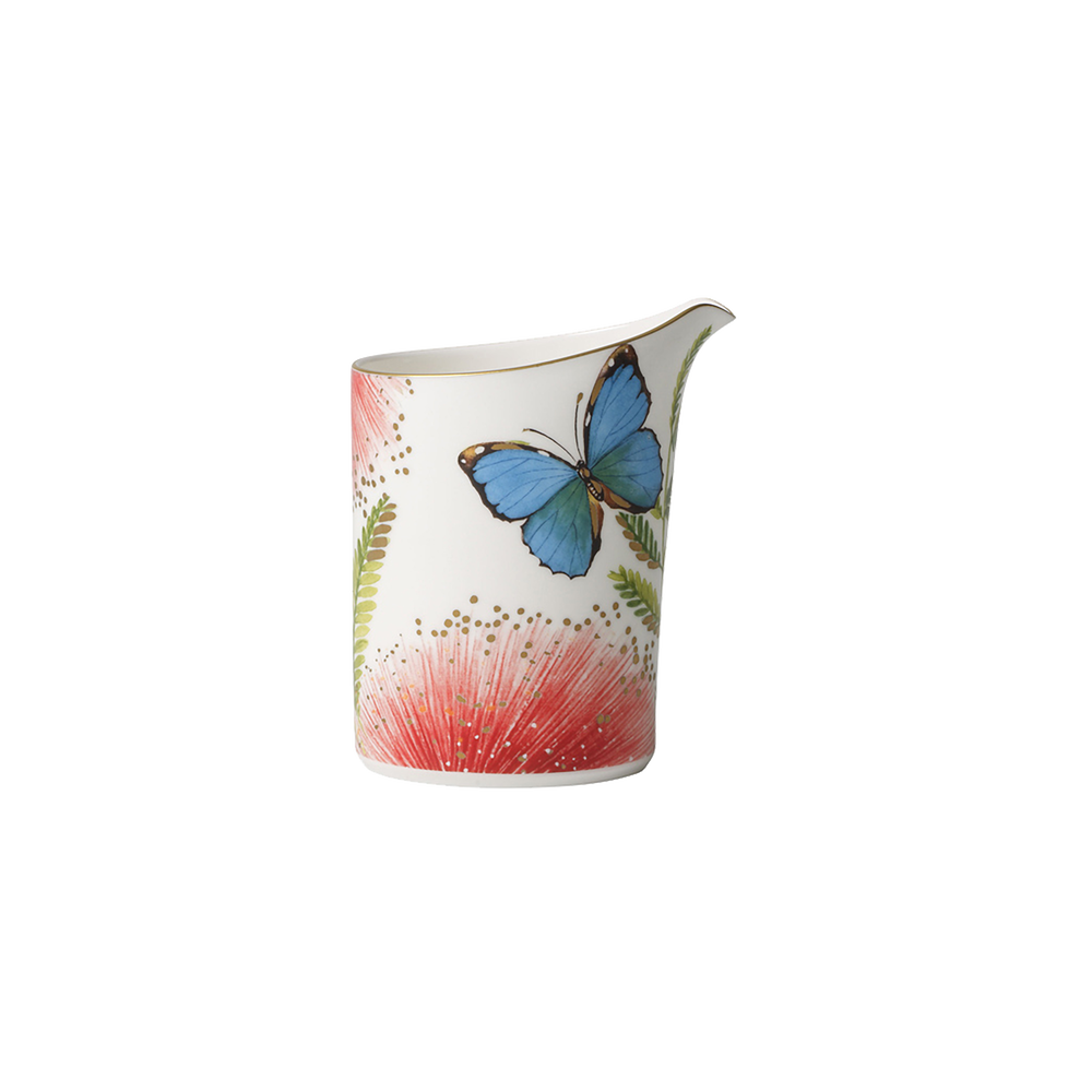 Amazonia Creamer - Multi-colored, 5.8 oz, Premium Bone Porcelain