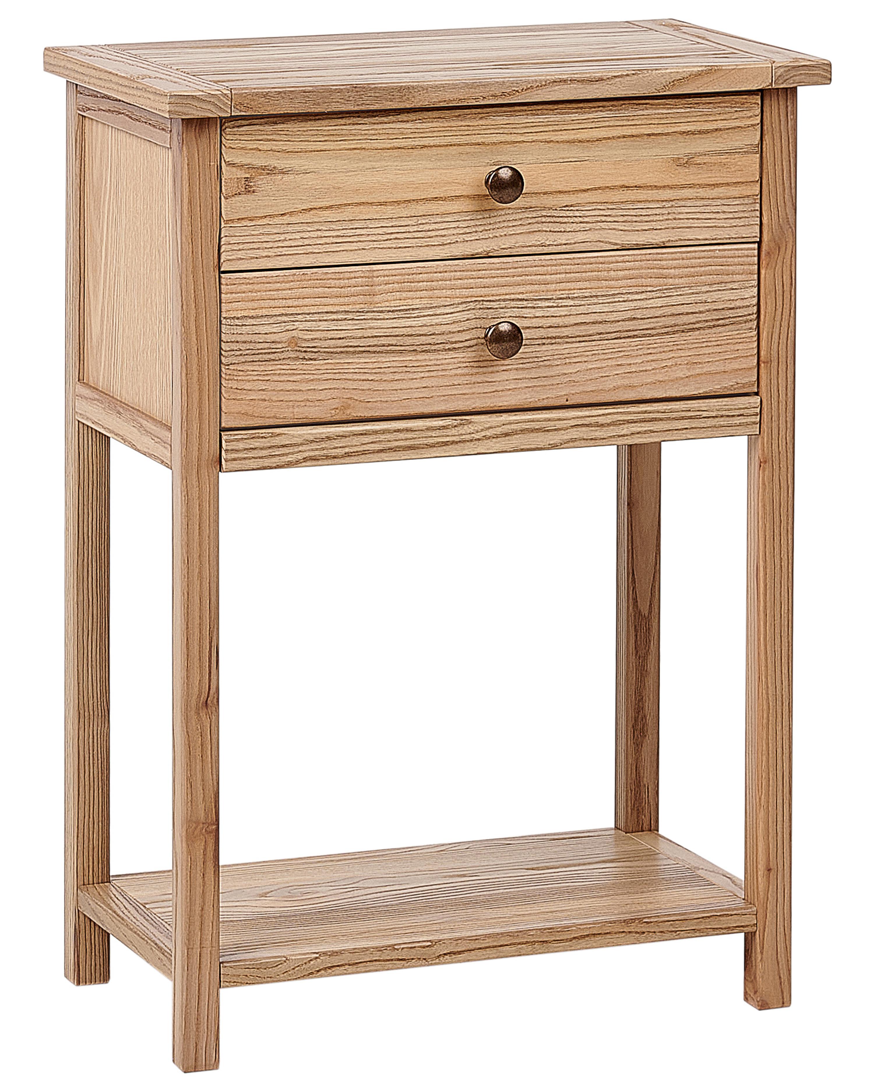 Console Table SALTON Sassafras Wood Brown