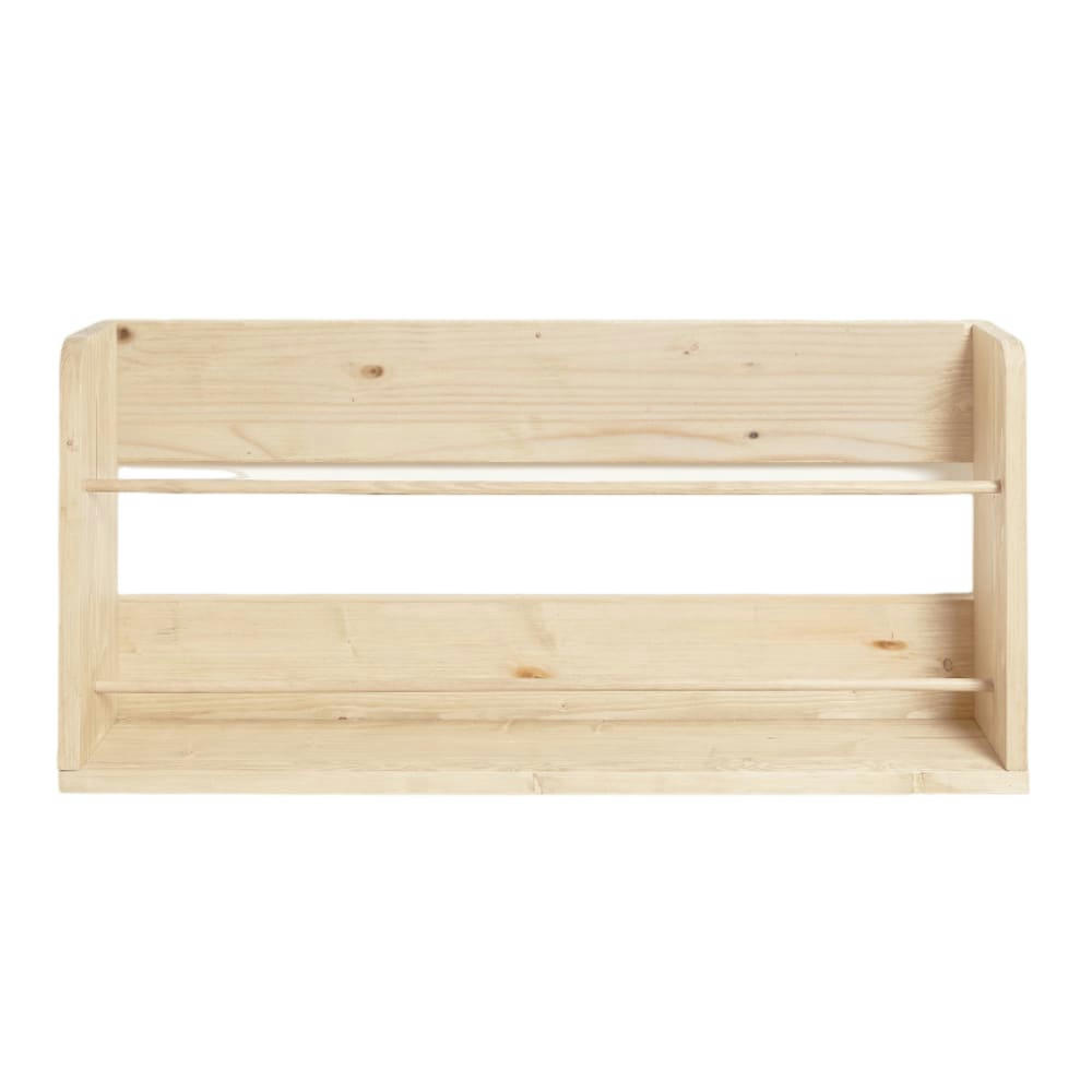 EHUD - Etagère murale pour chaussures en bois en couleur beige