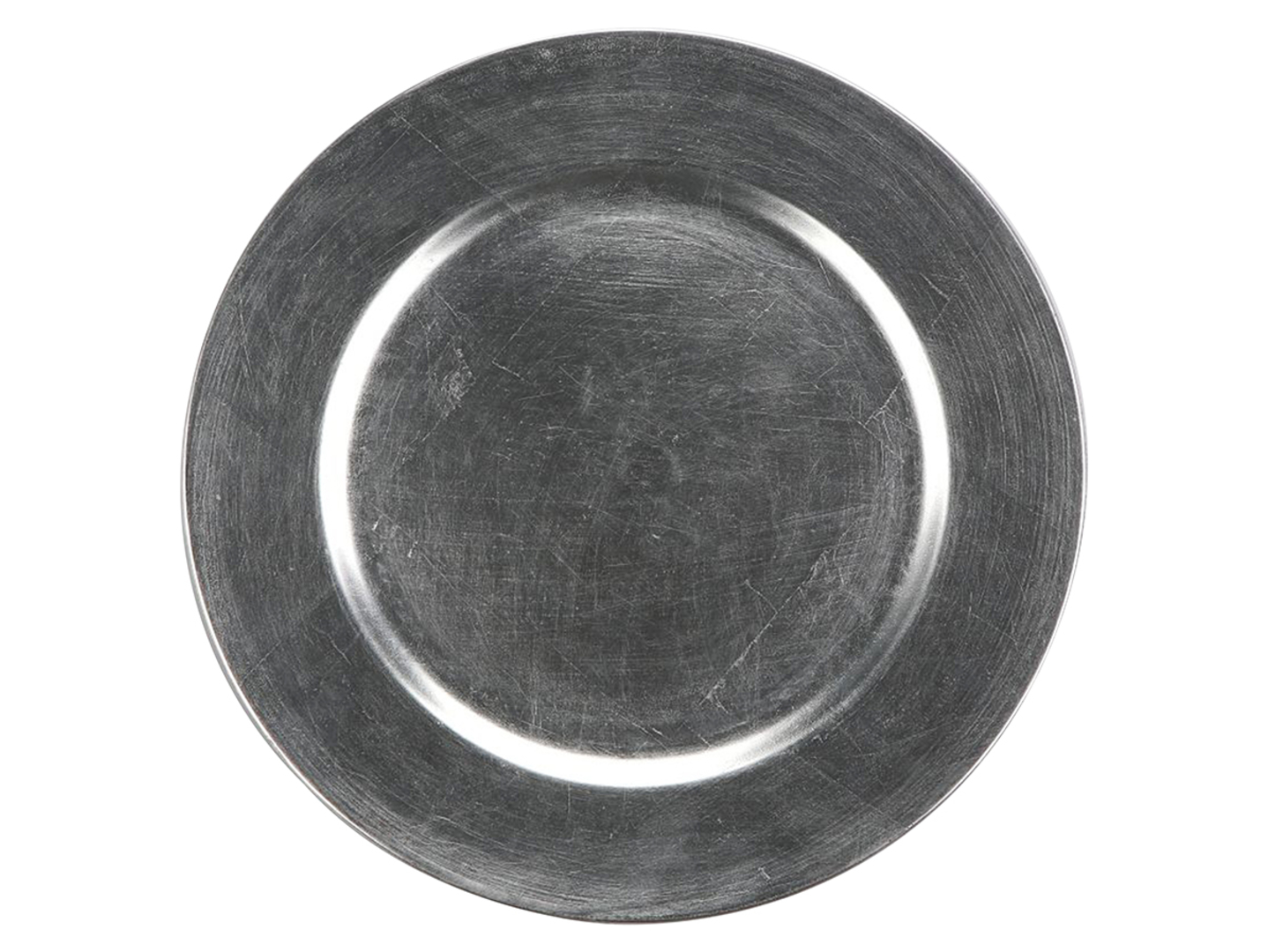 Podkładka pod talerz 33 cm srebrna