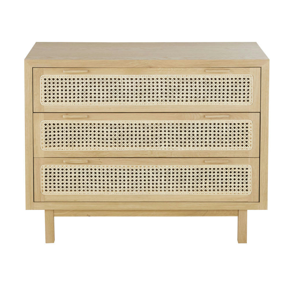 Canopy - Commode 3 tiroirs cannage en rotin