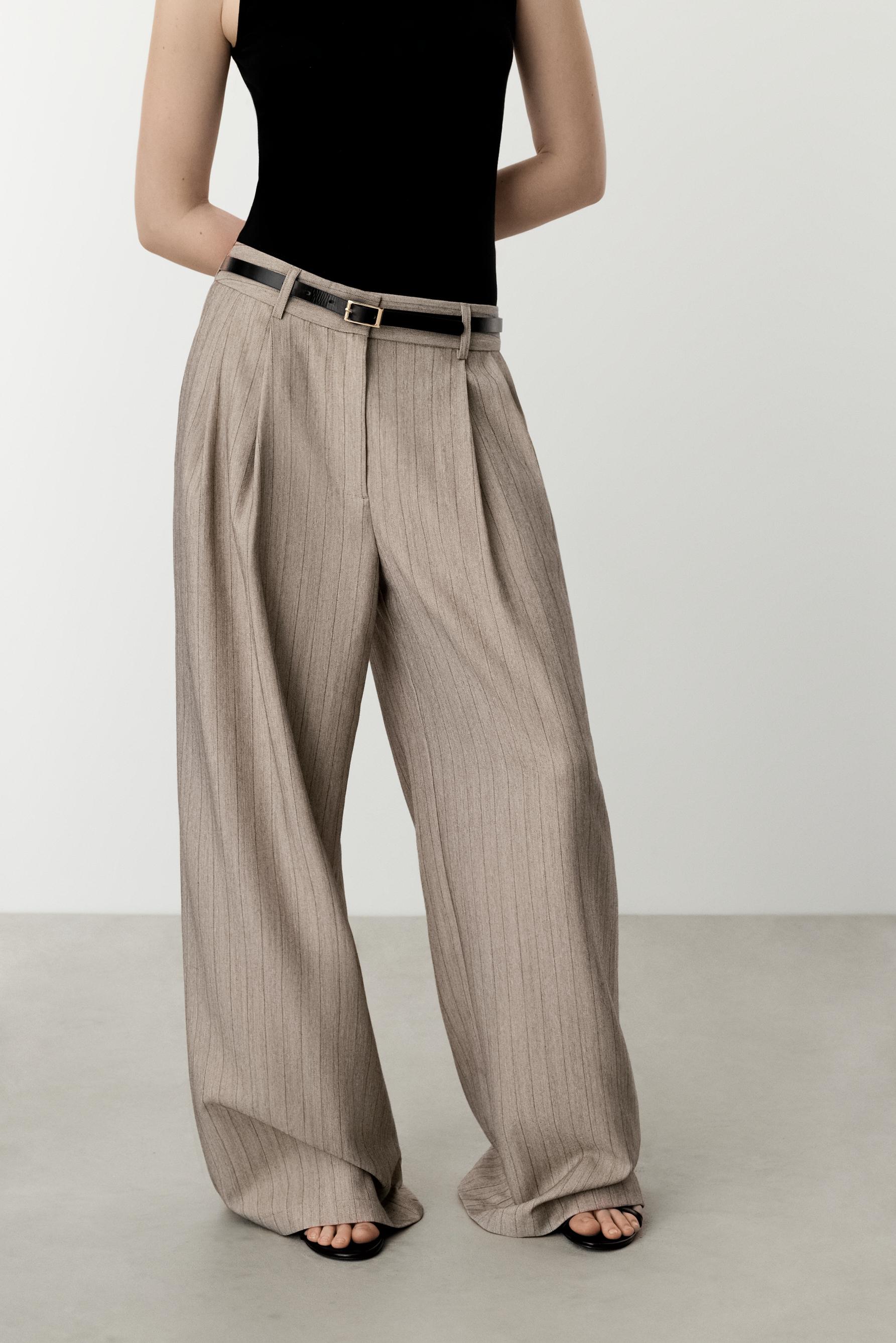 Pantalón wide leg básico