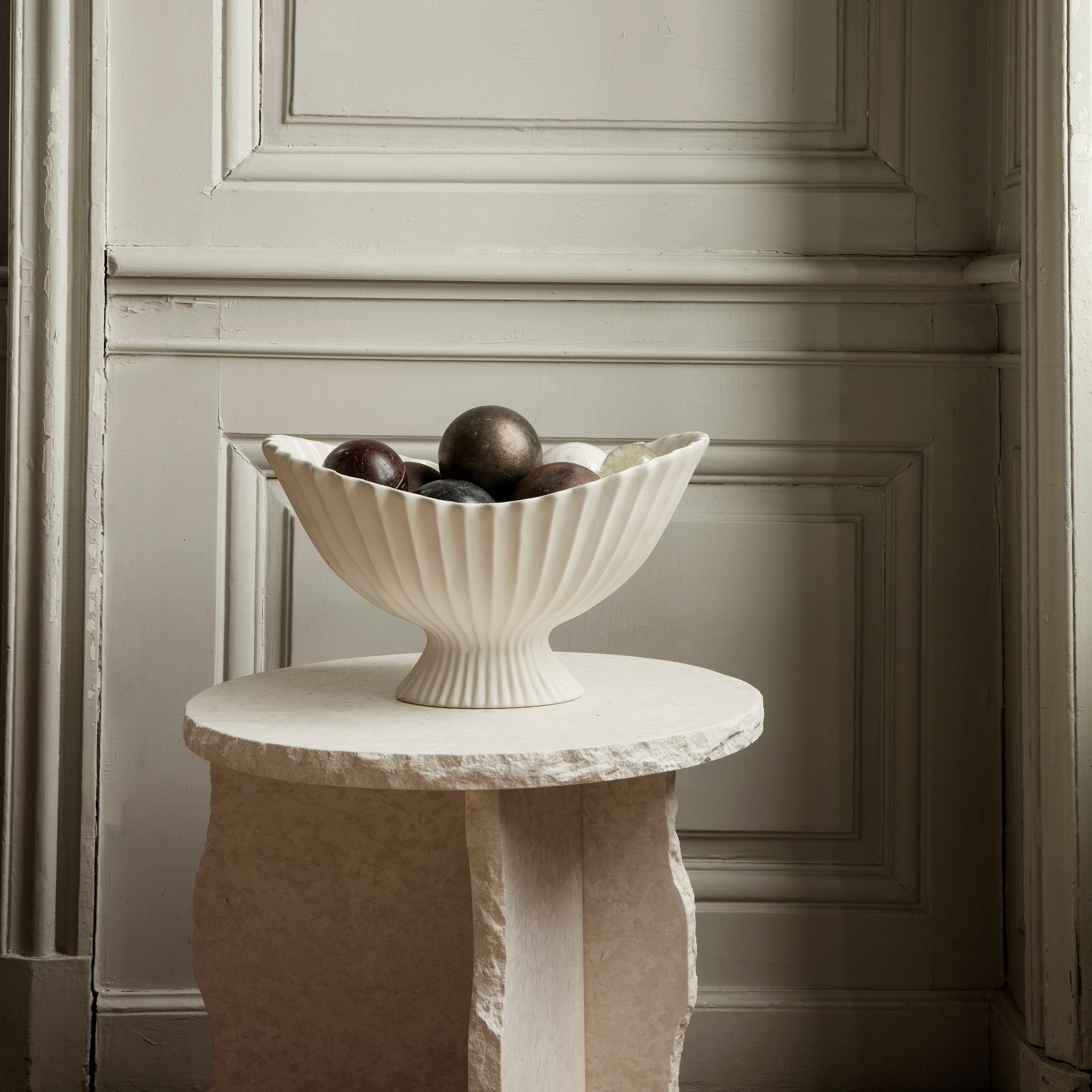 Ferm Living Fountain Schaal XL - Off-White