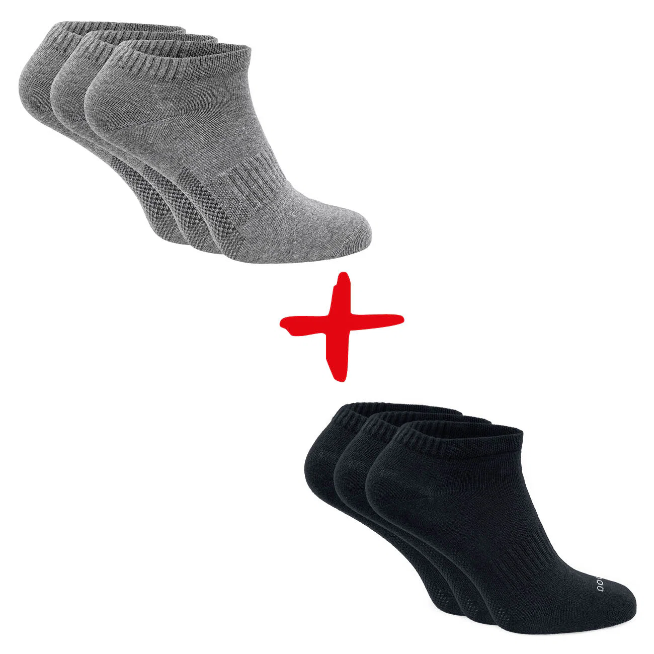 Bundle: Organic 3er-Pack + Bambus Sneaker Socken 3er-Pack