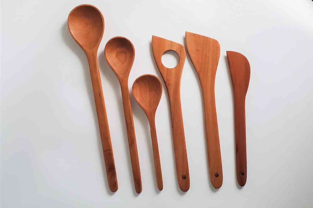 Cherry Wooden Spoon Set