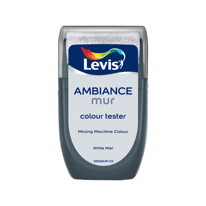Testeur peinture pour murs Ambiance White Mist extra mat 0,03 L LEVIS