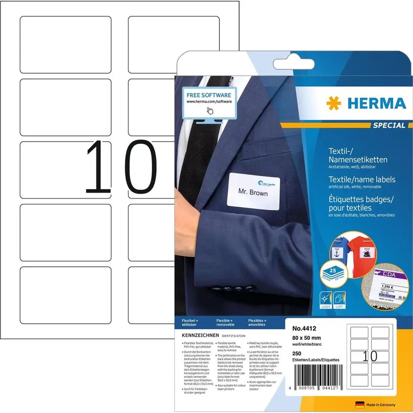 Etiketten Herma