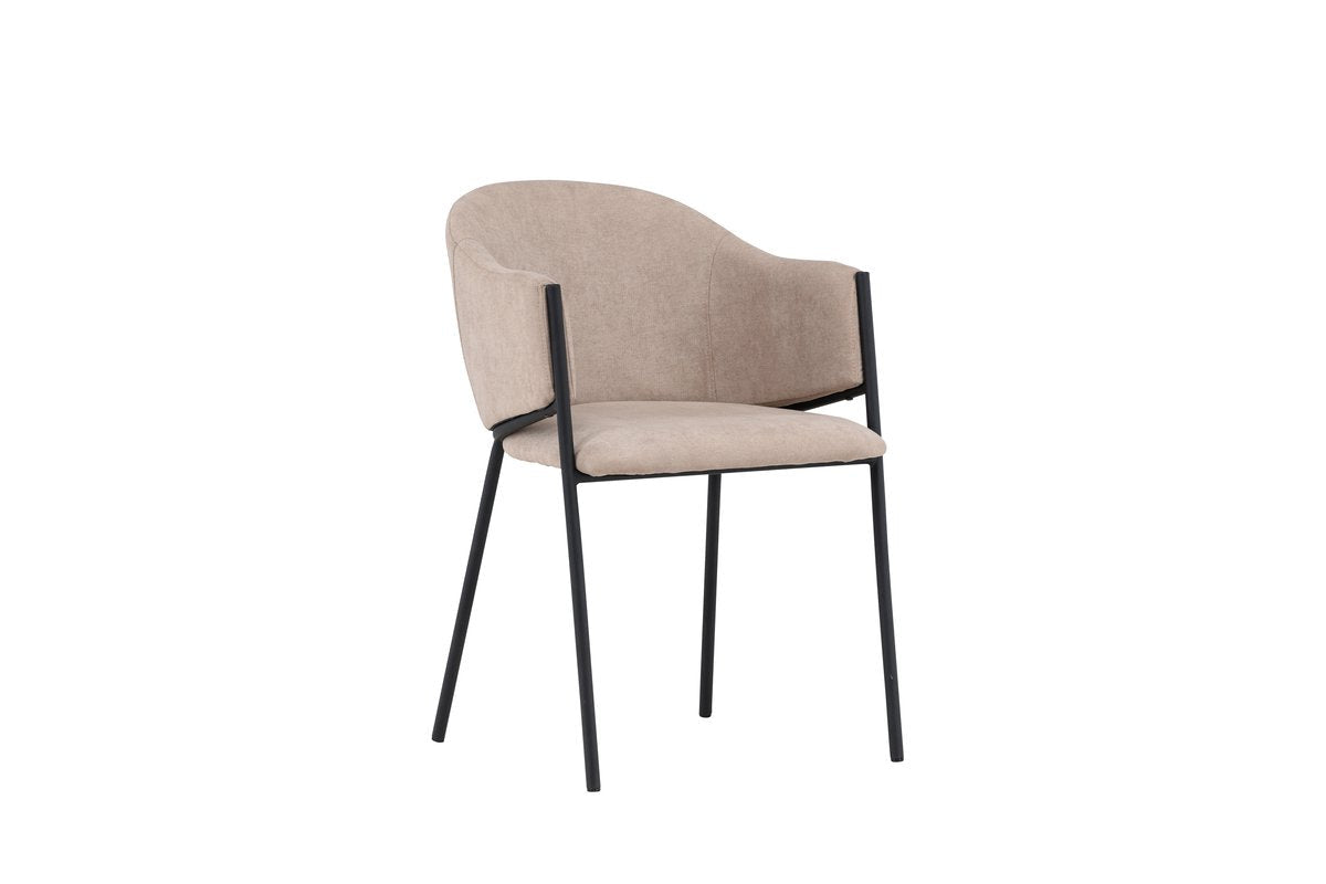 Rebellenclub Eetkamerstoel Afi - set van 2 - Beige Velours