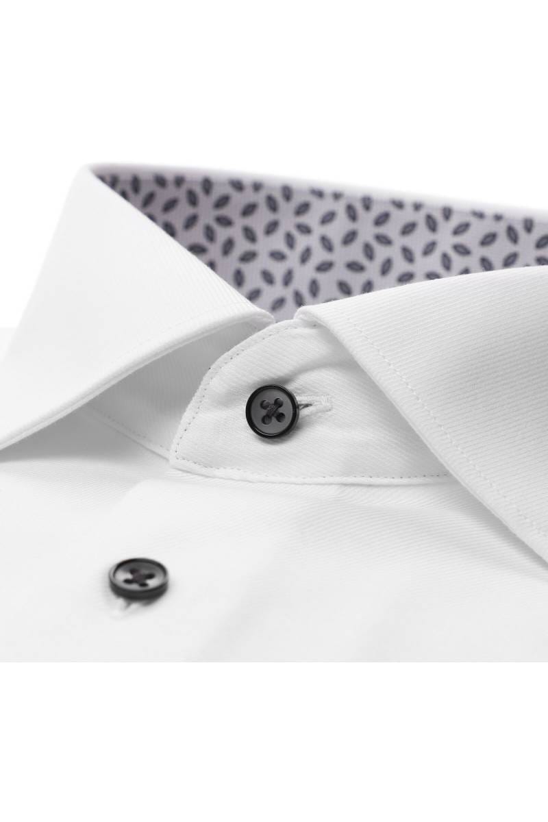 ETERNA Comfort Fit Hemd weiss, Strukturiert (super langer Arm)
