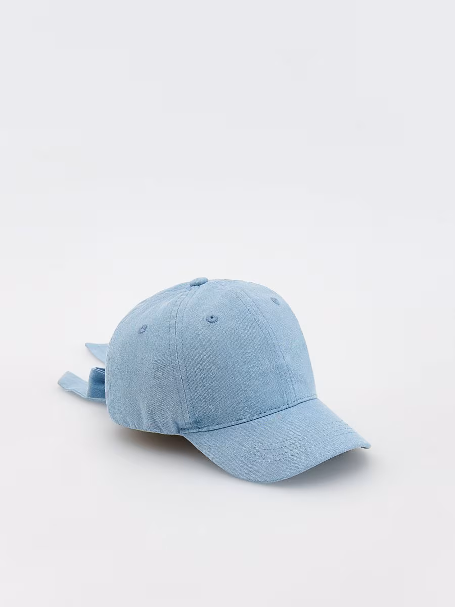 Baseball Hat With Bow Detail