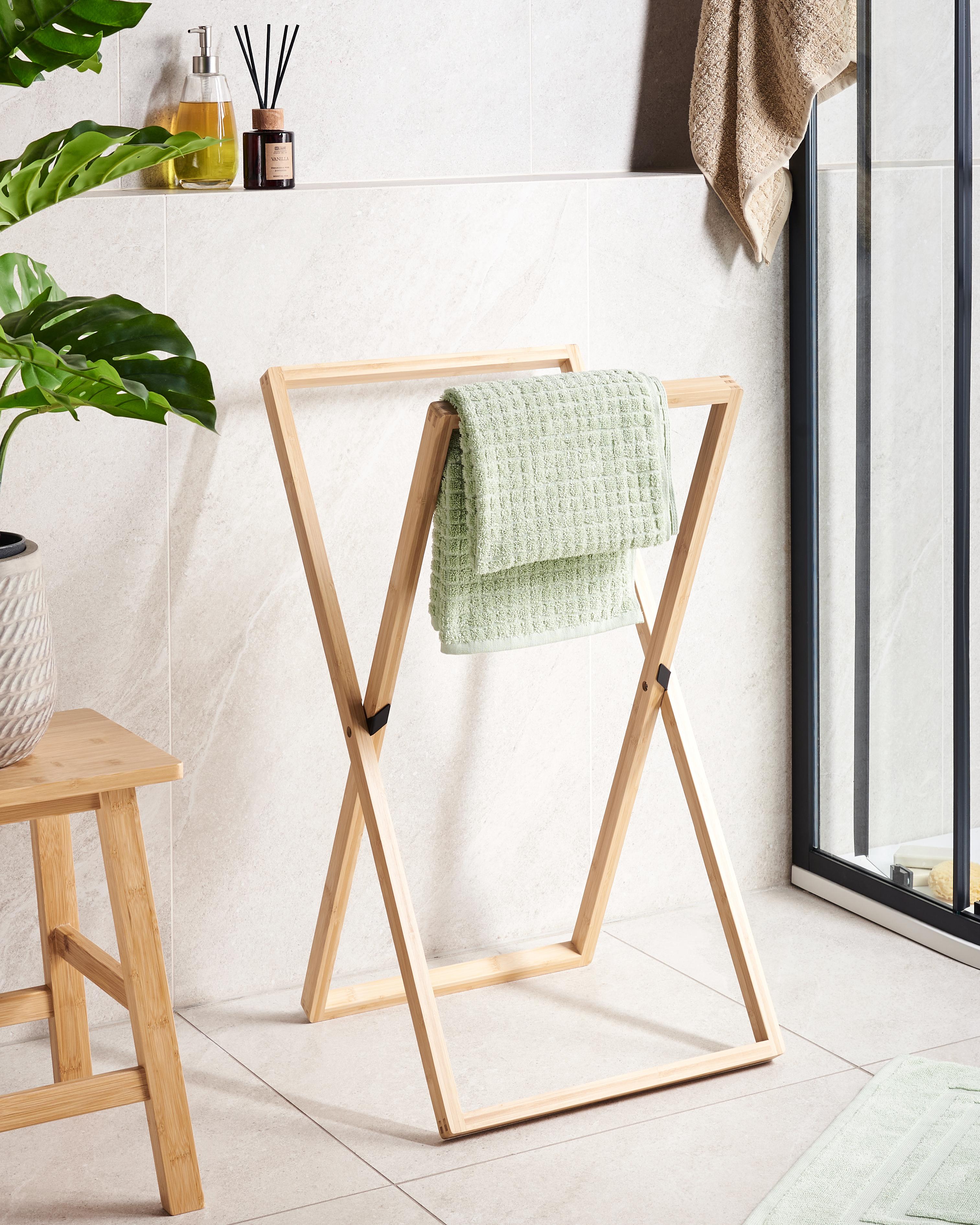 Towel Stand ARRAIAL Bamboo Light Brown