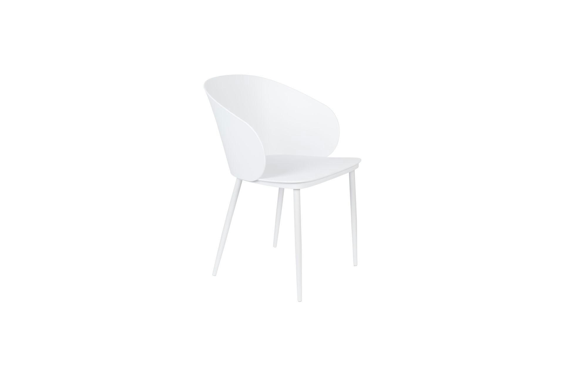 GIGI - Chaise en polypropylène blanc