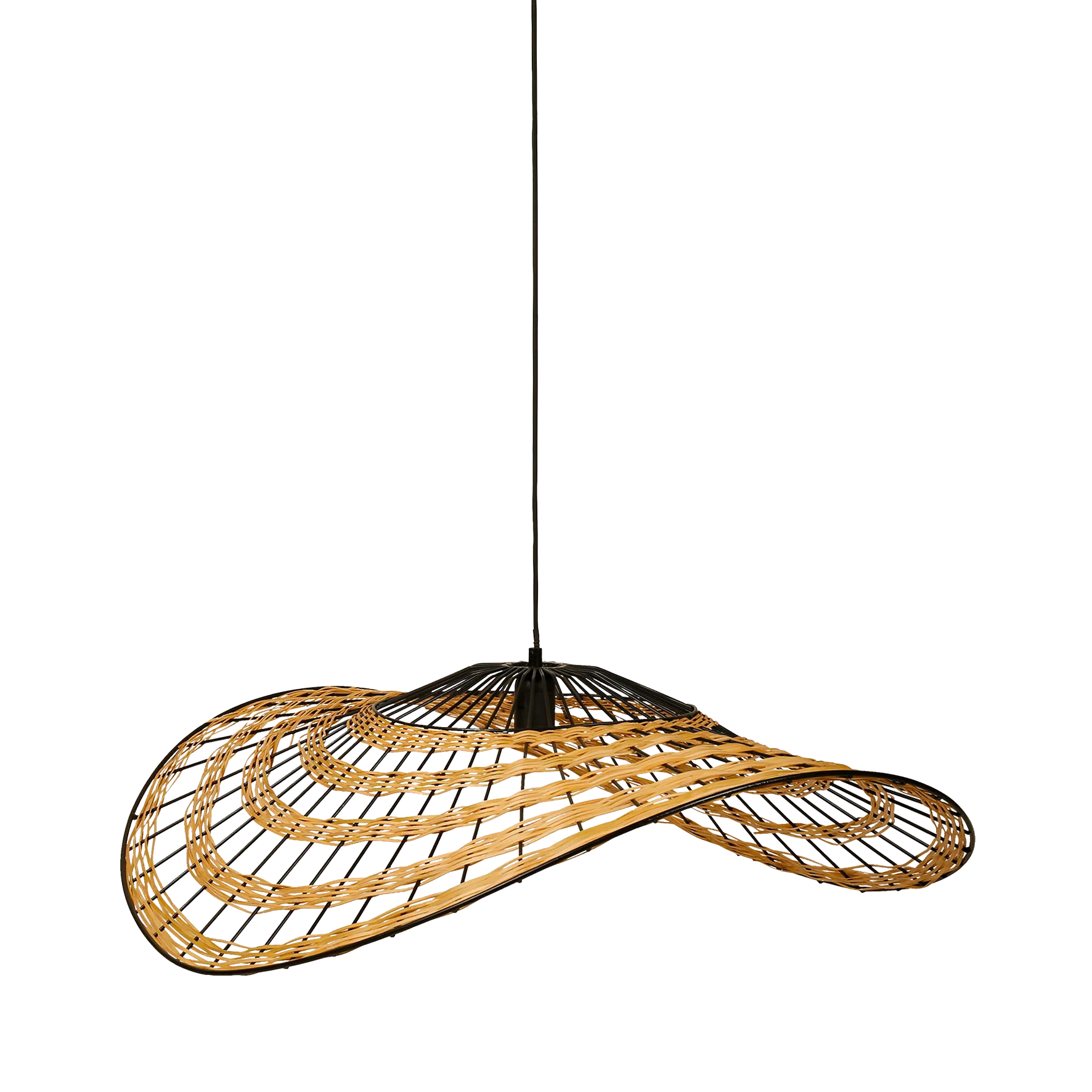 Suspension LOUISIANE coloris paille 29 x 80 cm