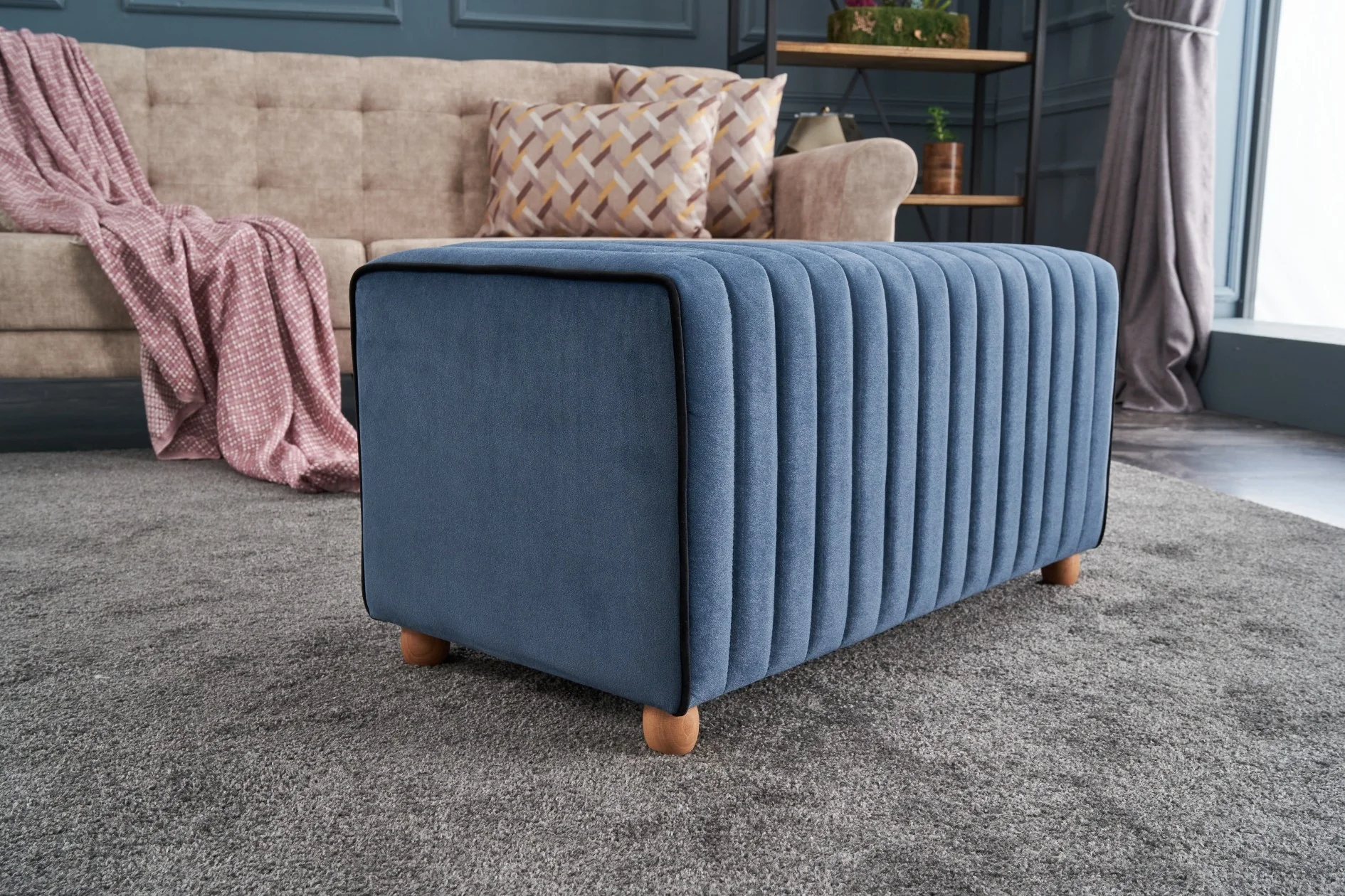Hocker Mabel velvet