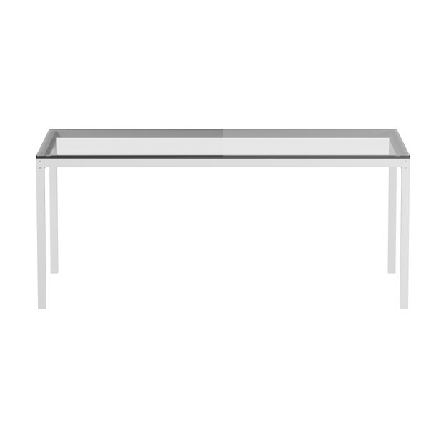 MESA 1,80 M X 95 CM TAMPO VIDRO METRIC