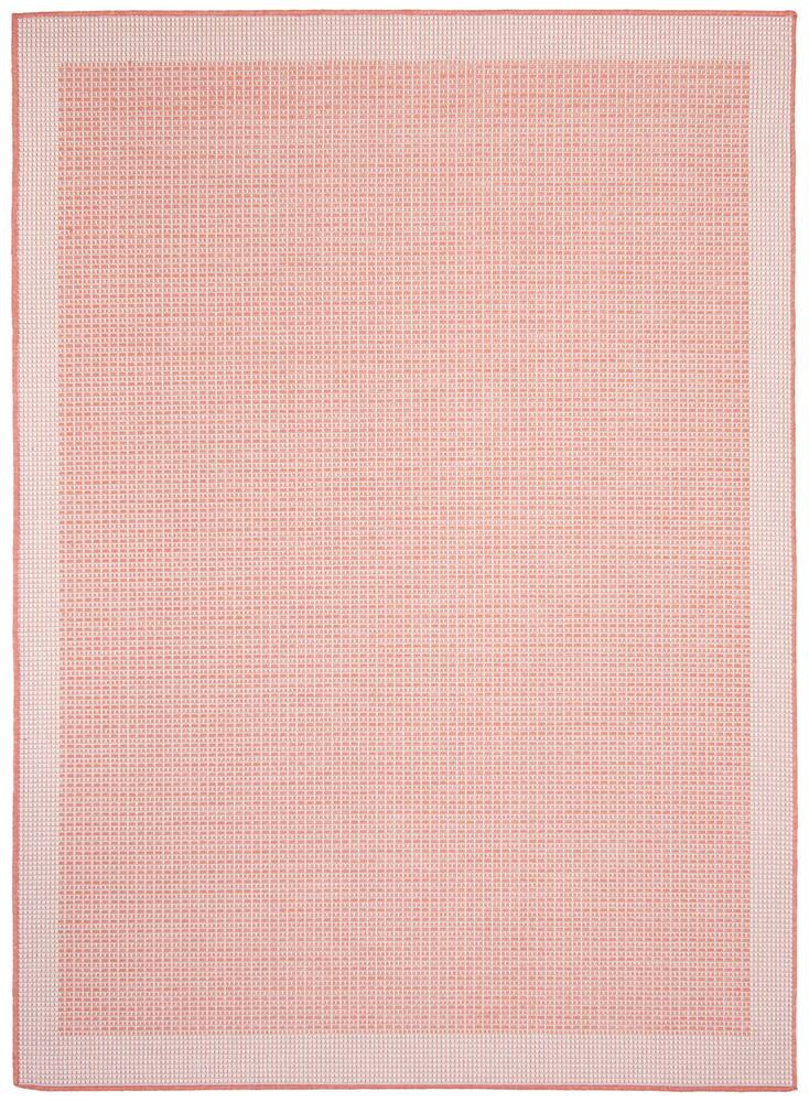 ECARPET Veranda Classic Indoor/Outdoor Area Rug, Coral, Assorted Sizes
