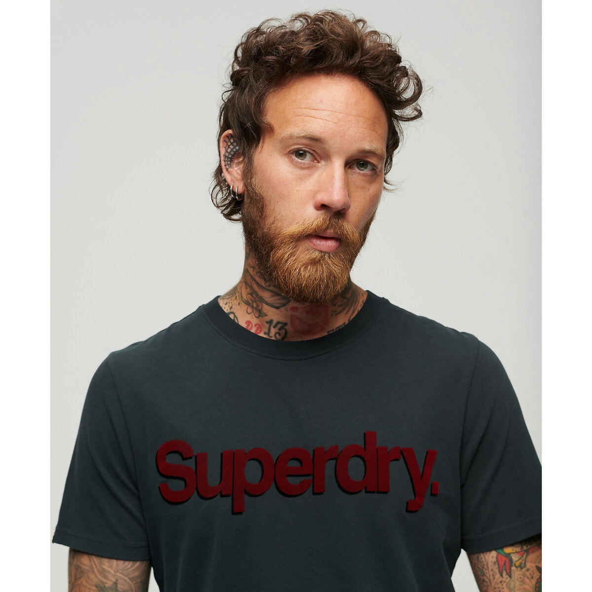 T-shirt col rond à logo