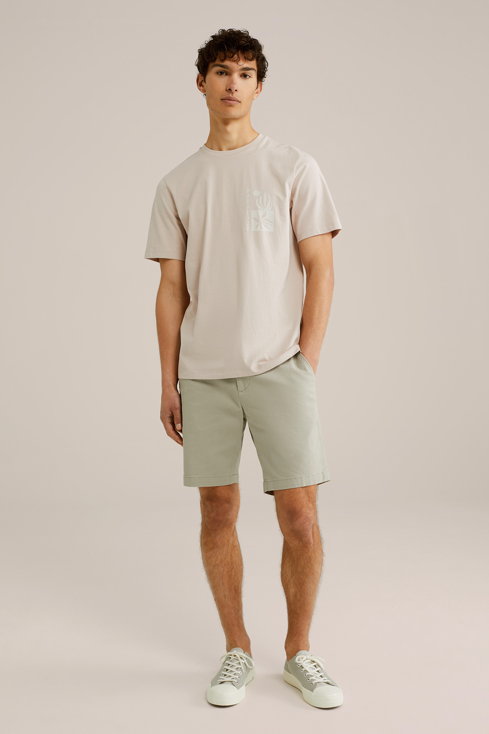 Heren Regular T-shirt met print