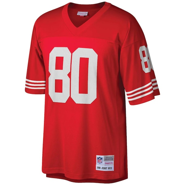 Jerry Rice San Francisco 49ers 1990 Retired Player Replica Jersey - Scarlet