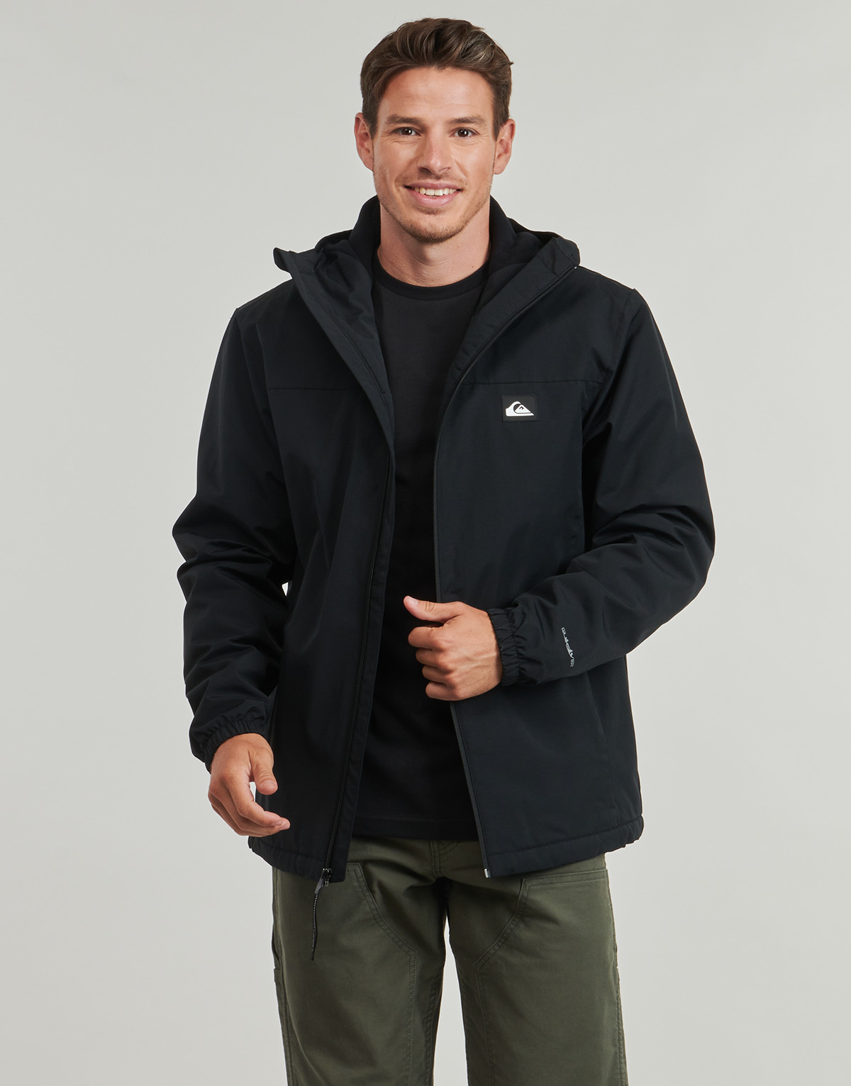 Quiksilver - OVERCAST 3K WARM JACKET -  black
