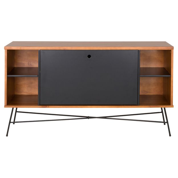BUFFET 1 PORTA BASCULANTE 1,35 M X 40 CM MID CENTURY