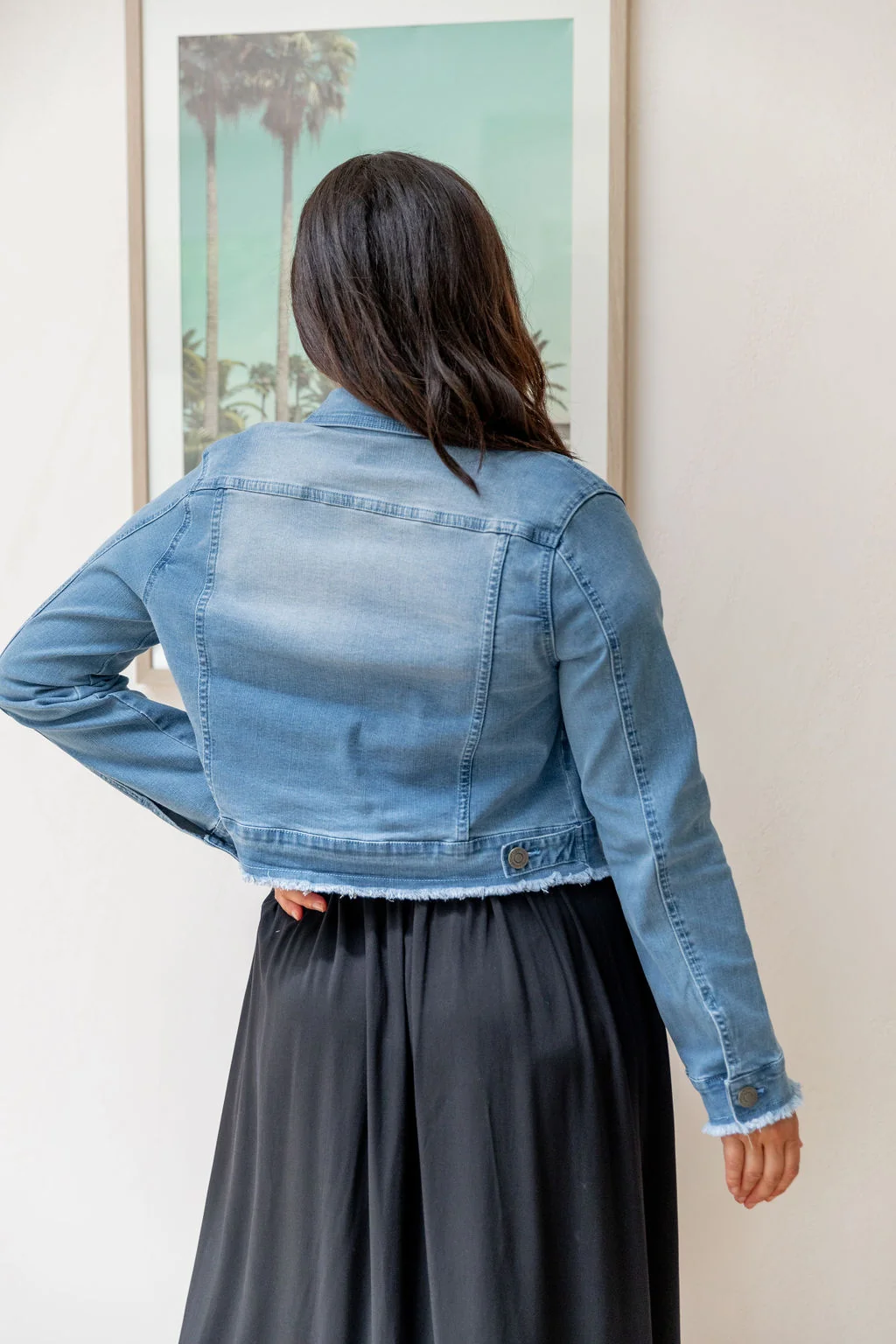 Kenzie Crop Denim Jacket