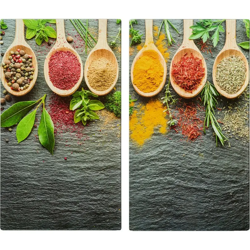 Kochfeldschutzplatte 2er-Set Spices