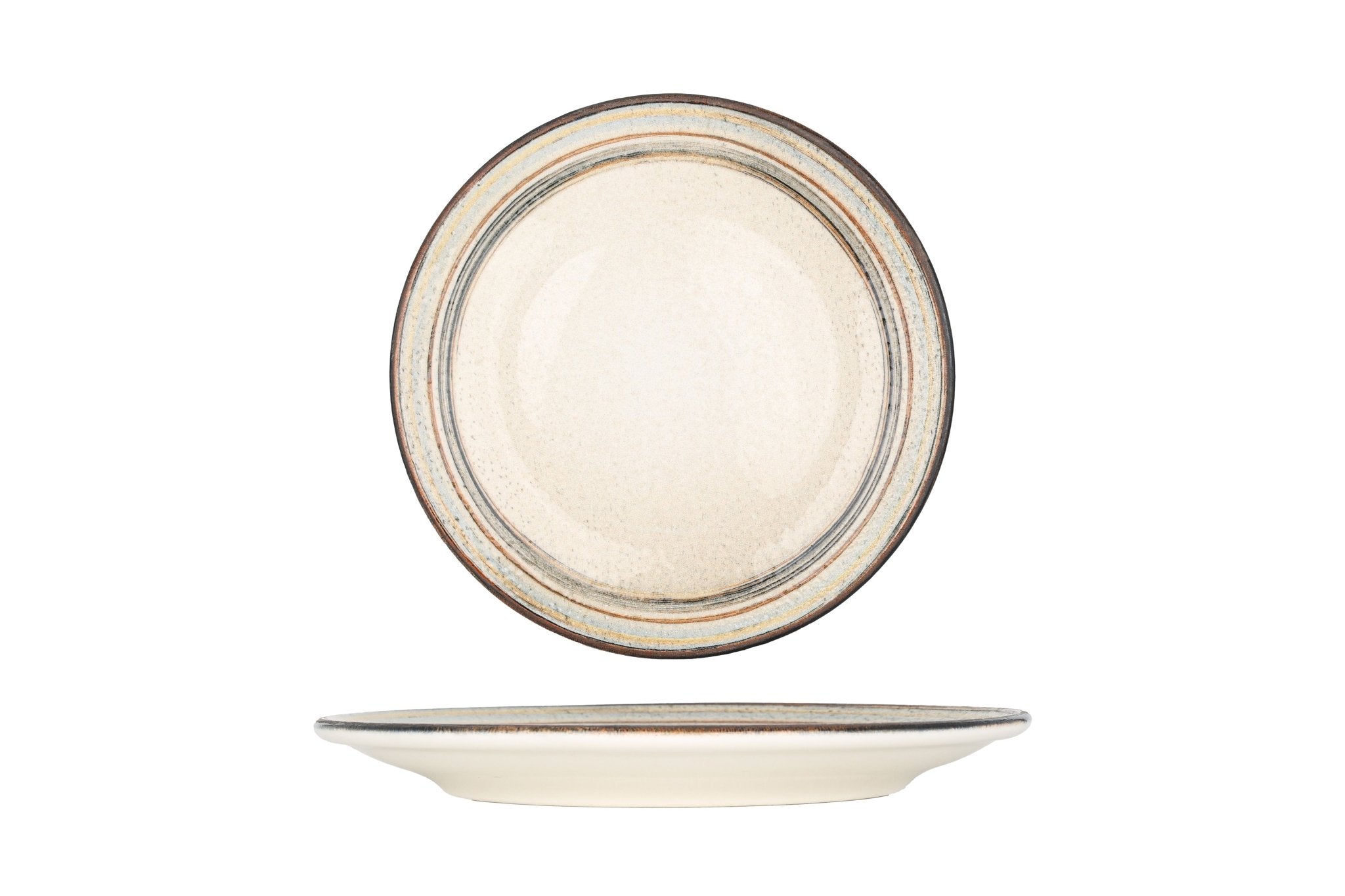 Bonna Gebaksbord - Cortado - Porselein - 21 cm - set van 6