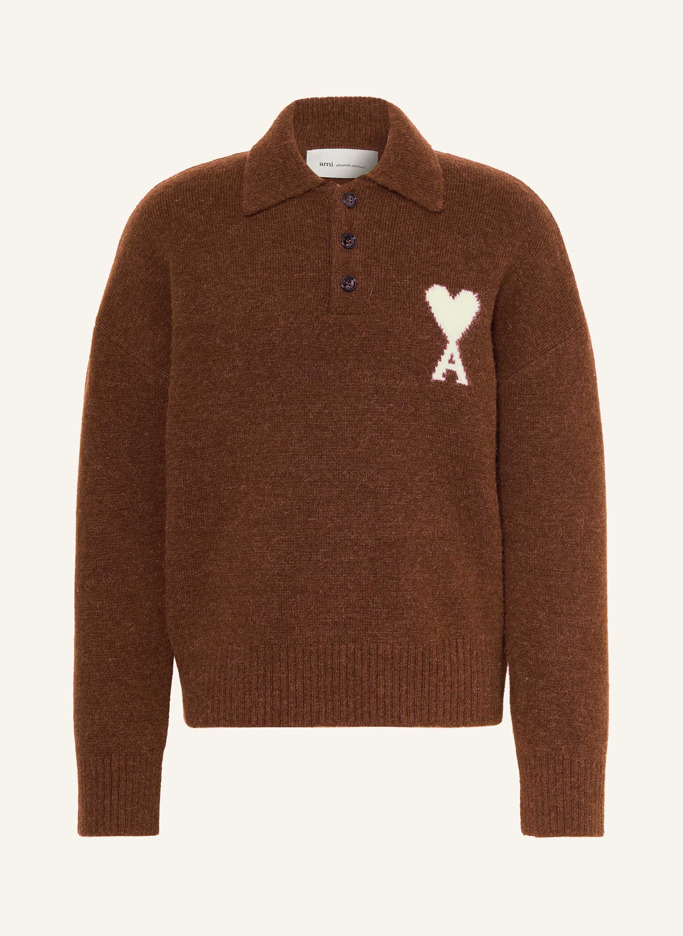 Ami Paris Pullover mit Alpaka