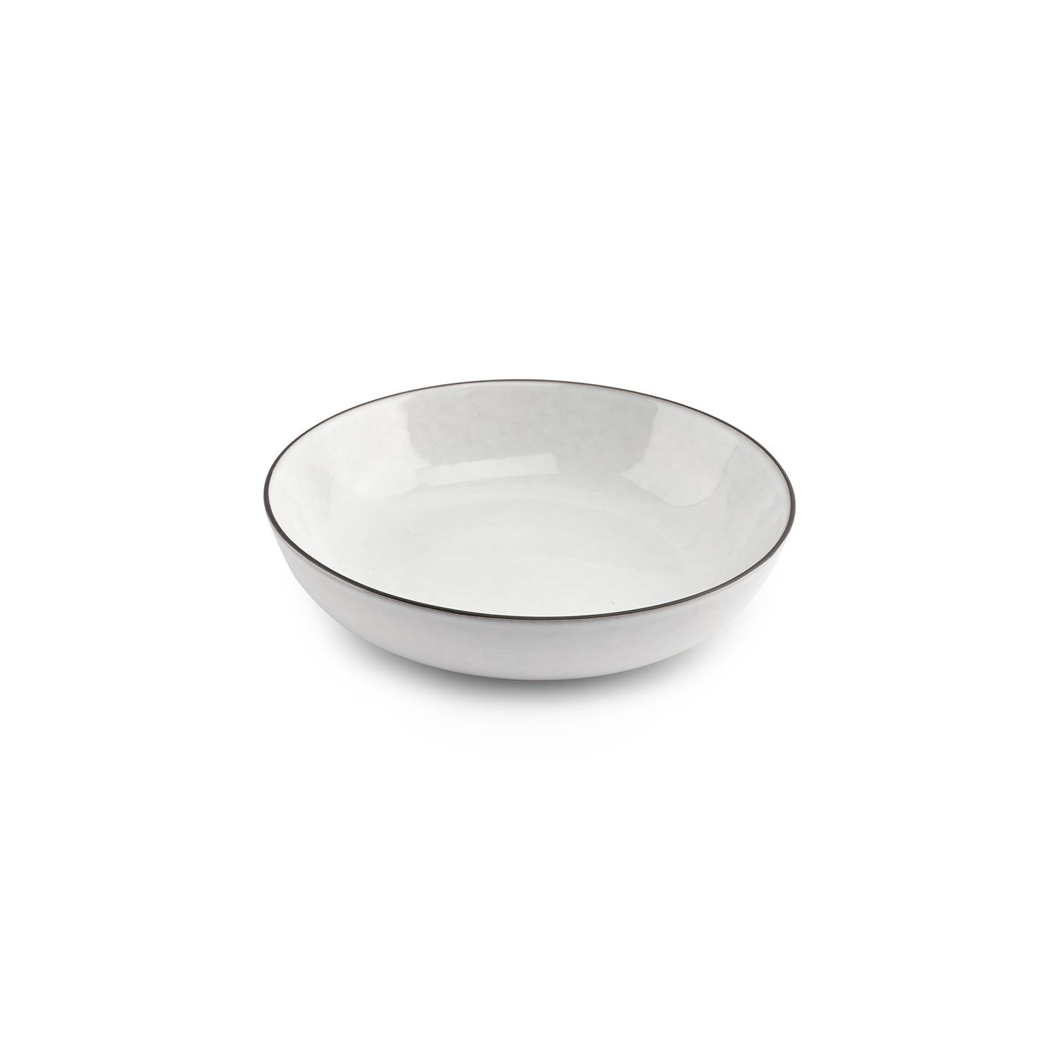 S|P Collection - Kom 20xH5cm wit Fina - Set van 4