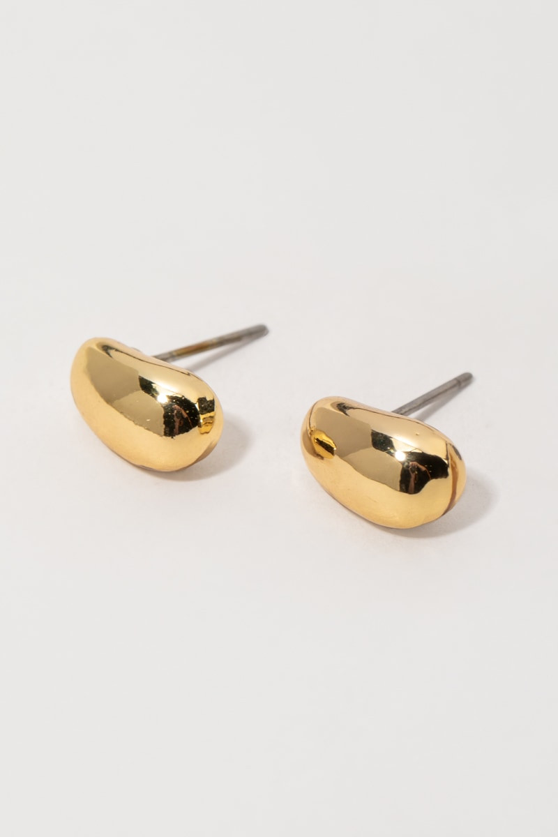 Brittney Bean Stud Earrings