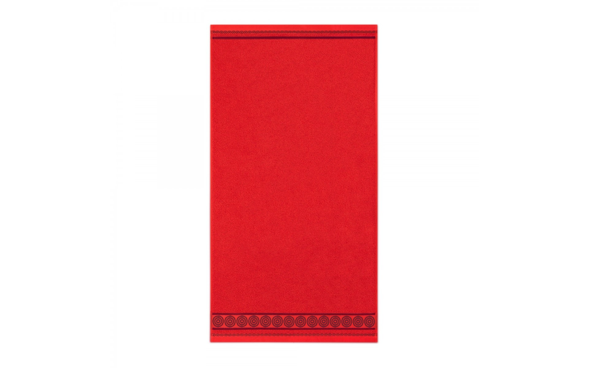 Ręcznik Rondo 70x140 czerwony 450g/m2