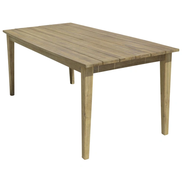 Diningset, 4 Sitzplätze, Akazienholz/Aluminium/Kunststoff