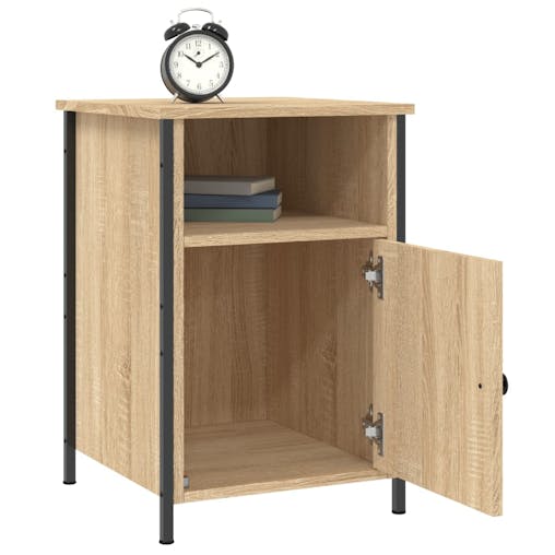 NNEVL Bedside Cabinets 2 pcs Sonoma Oak 40x42x60 cm Engineered Wood
