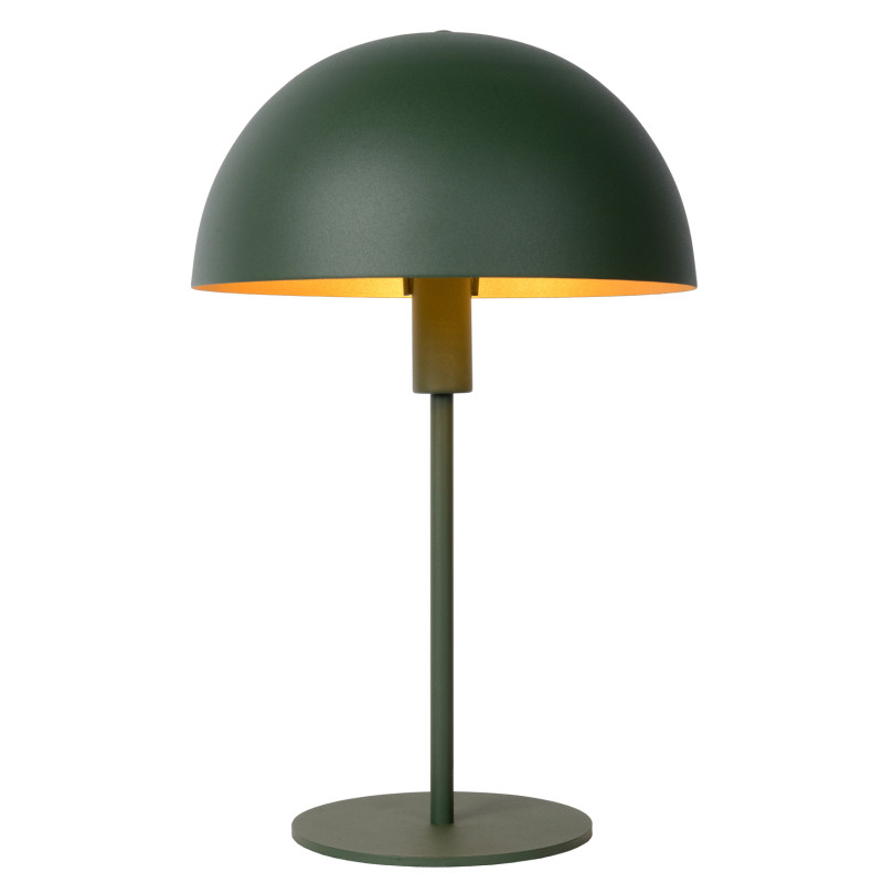 Lampe de table Siemon verte E14 25 W LUCIDE