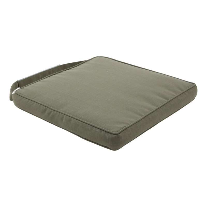 Galette de chaise Koraï vert laurier 40 x 40 cm