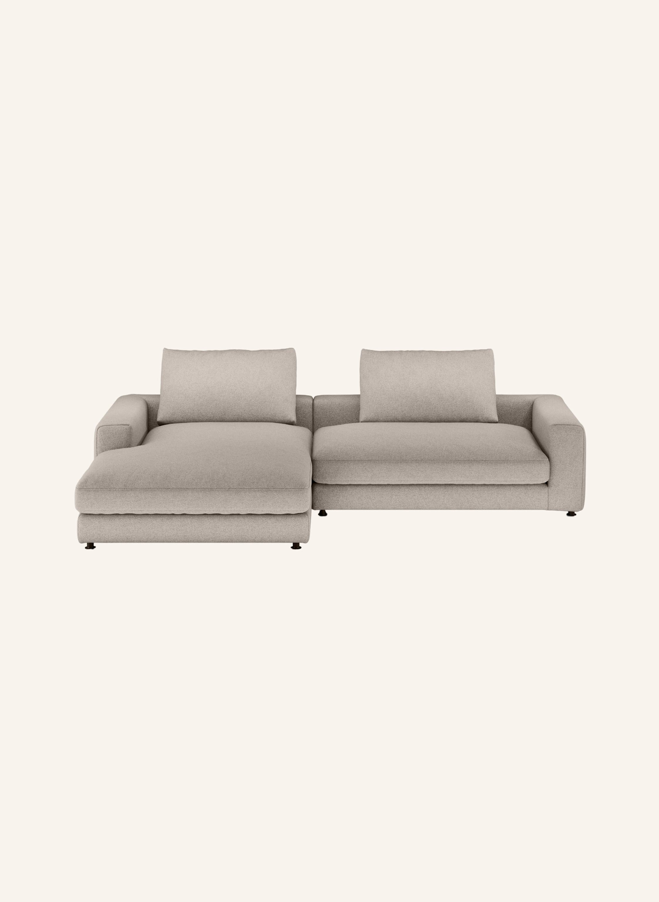 nydo Ecksofa XL MOSLER, links, Flachgewebe