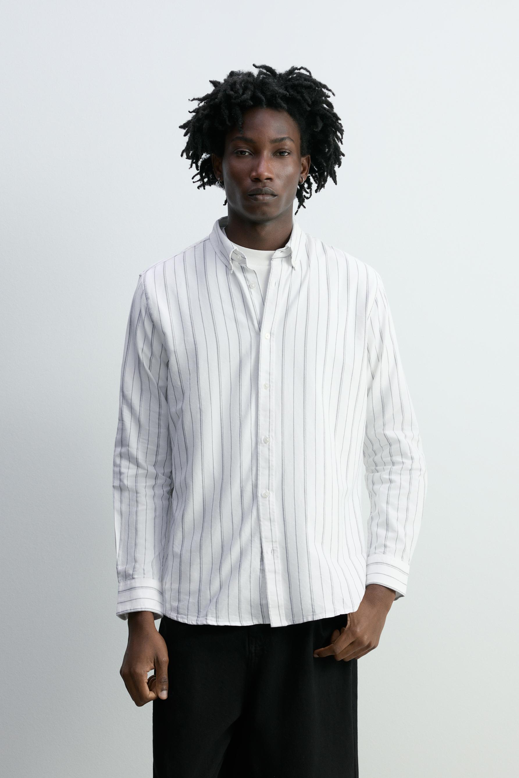 Camisa Oxford rayas