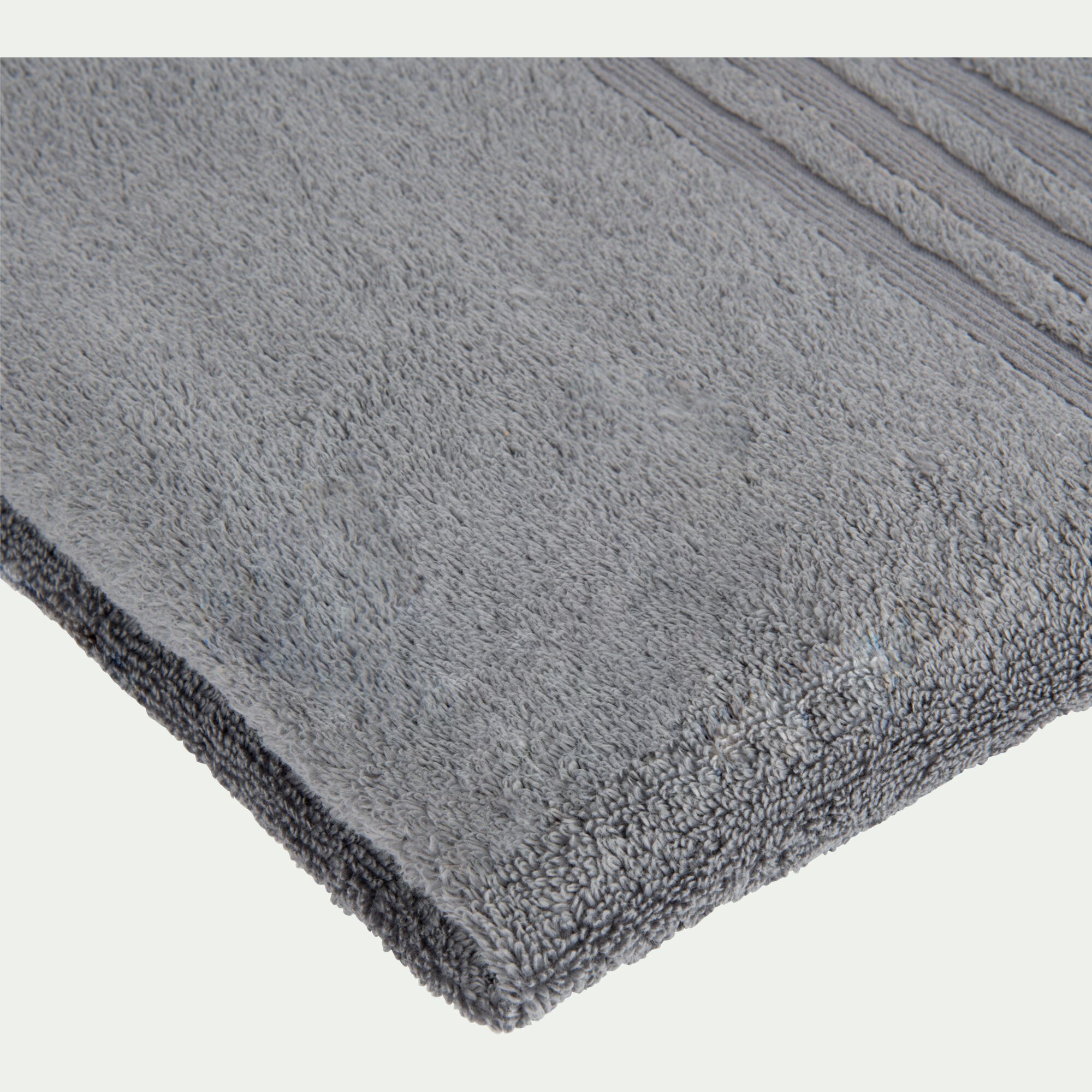 NOUN - Linge de toilette bouclette en coton - gris anthracite