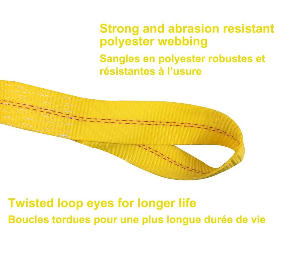Motomaster Tree Winch Strap, 10,000-lb, 2-in x 8-ft