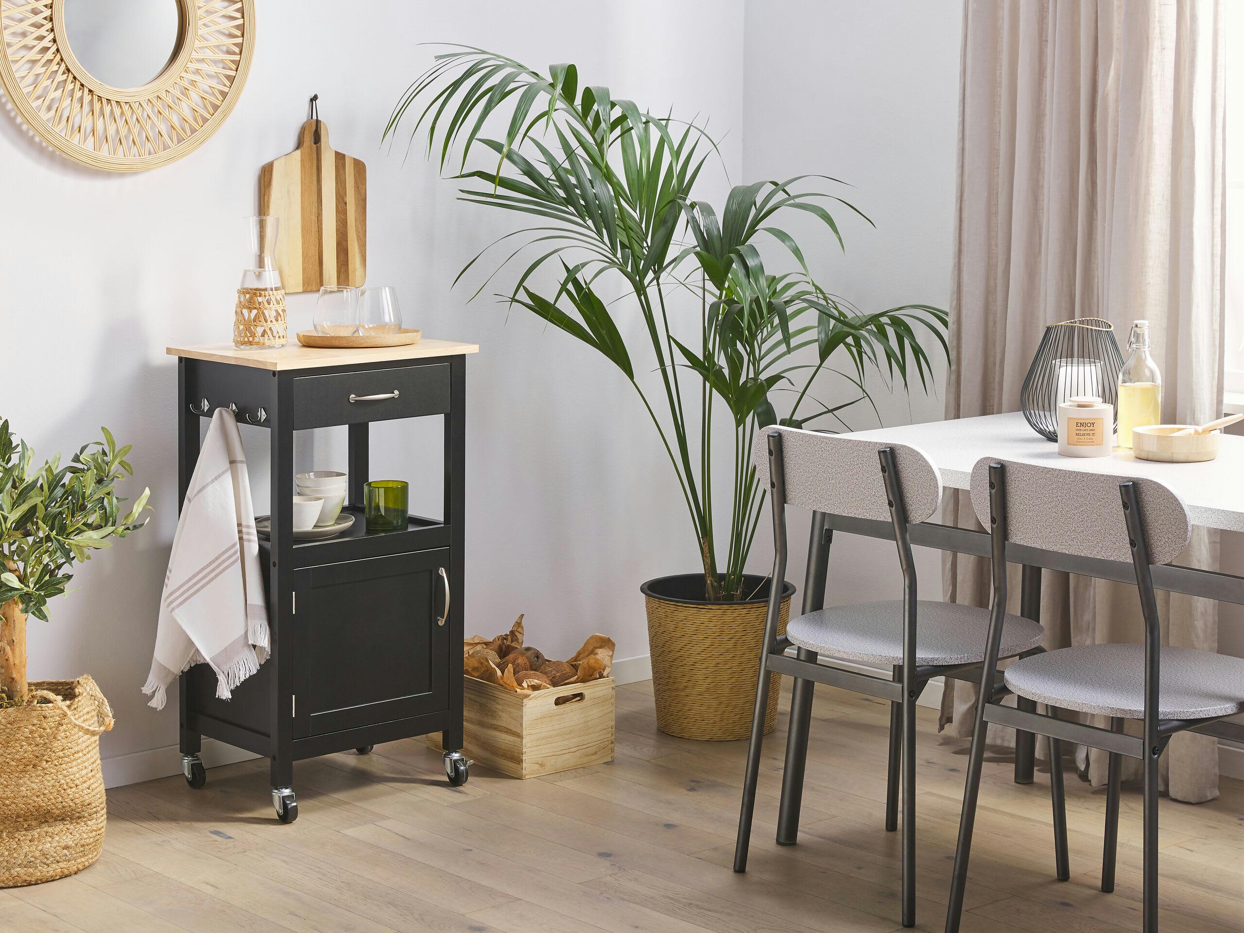 SIENA - Desserte de cuisine noire