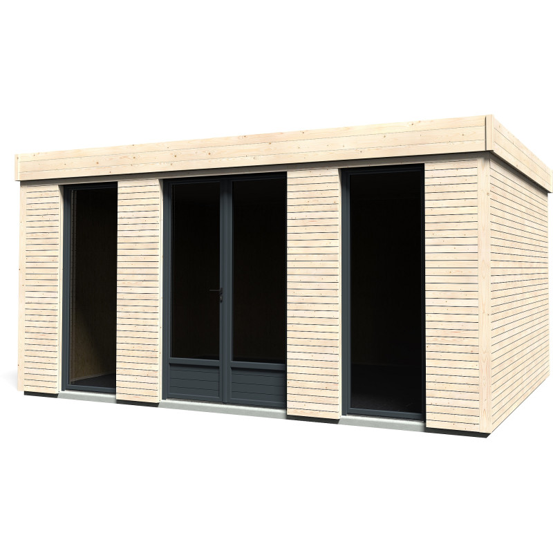 Abri de jardin en bois Décor Home 4,8 x 3,48 m DÉCOR ET JARDIN