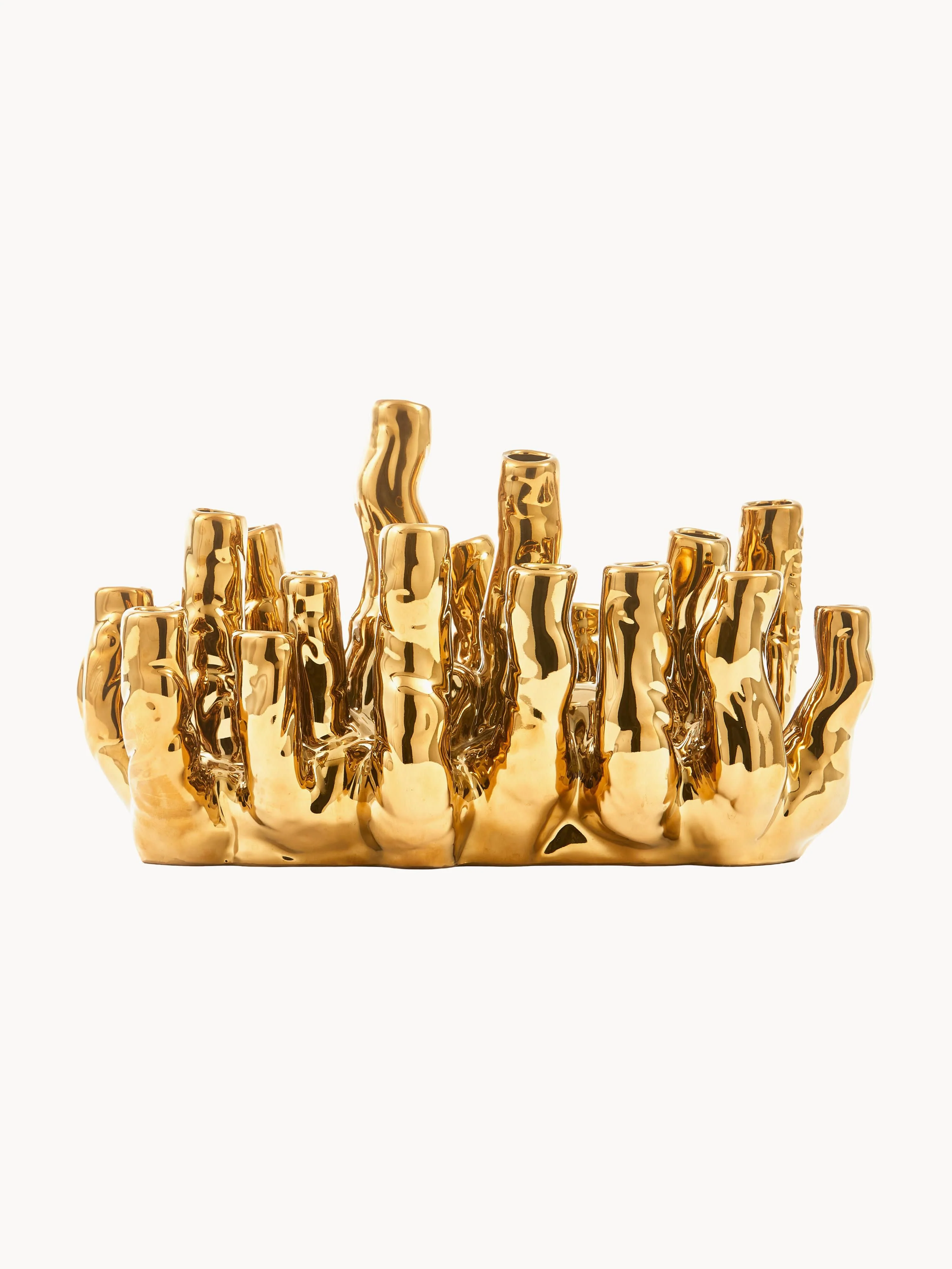 Handgefertigte Vase Coral Reef, H 24 cm