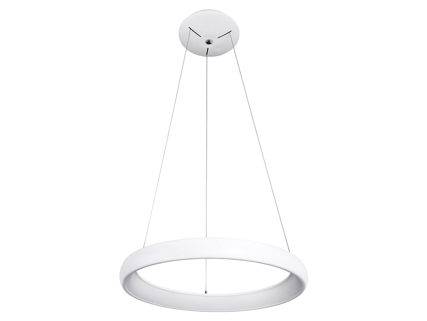 Lampa wisząca Alessia LED stalowy biały