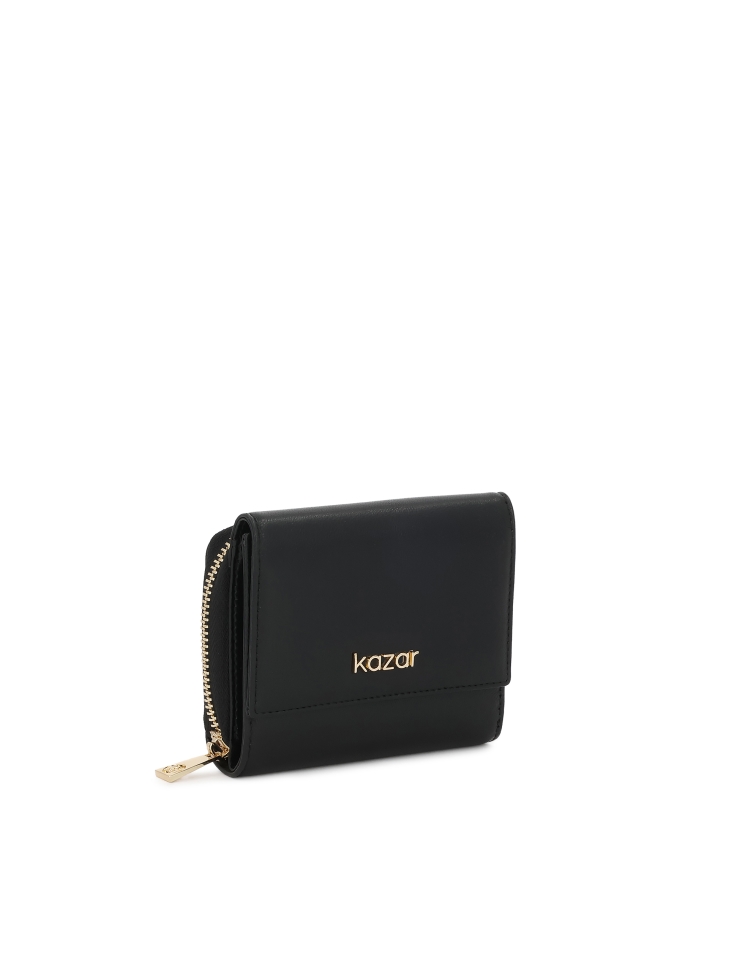 Black leather wallet