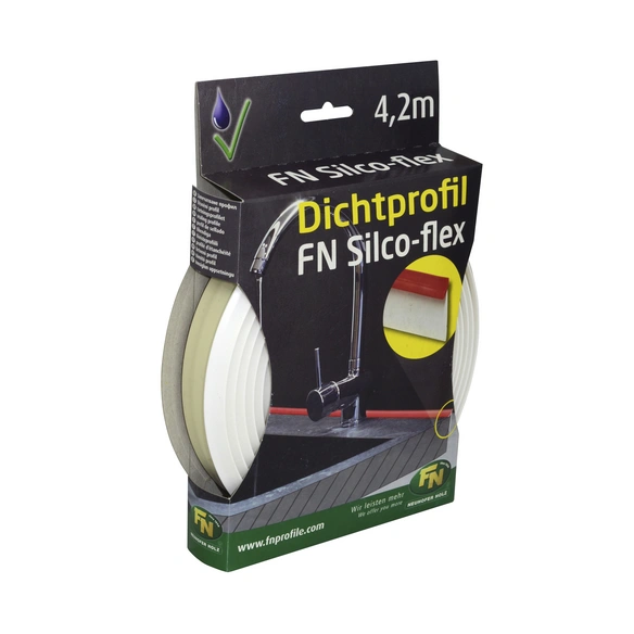 Dichtprofil »Silco-flex«, für Arbeitsplatten, glatt, L: 4200 mm