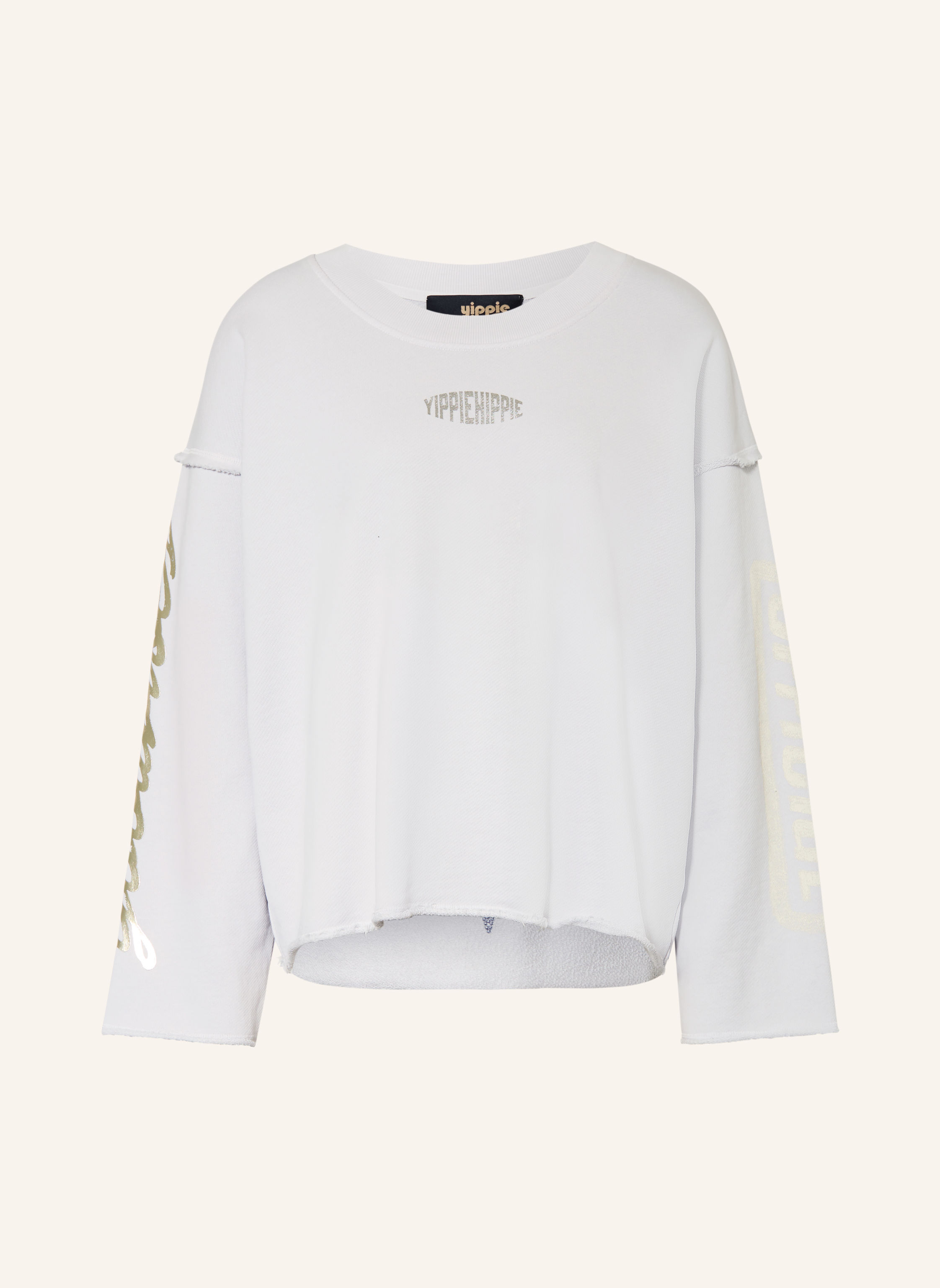 yippie hippie Oversized-Sweatshirt mit Pailletten