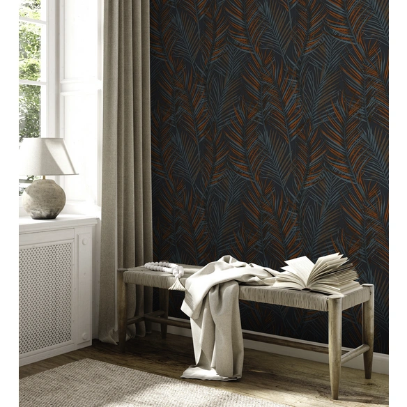 Vliestapete, BxL: 53 x 1005 cm, schwarz